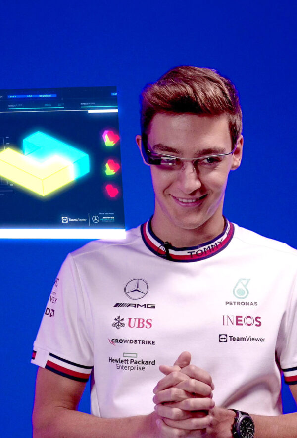 George Russell x Teamviewer